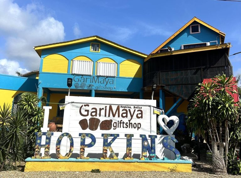 GariMaya Gift Shop in Hopkins, Belize.